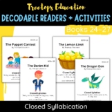 Decodable Pocket Readers #24-27: Closed Syllabication
