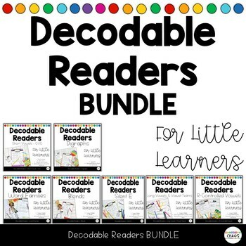 Preview of Decodable Reader Books - BUNDLE - SOR - CVC, Word Families, Digraphs, Vowels
