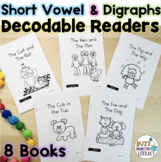 Decodable Reader Books Short Vowels and Digraphs sh ch th