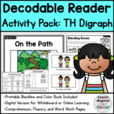 Decodable Reader Kindergarten | TH Digraph | Fluency/Word 