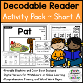 Decodable Reader Kindergarten | Short A | Fluency/Word Wor