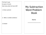 Decodable Reader Subtraction Word Problem Book
