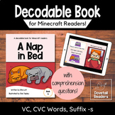 Decodable Reader for Minecraft Fans - CVC Words - Book 4