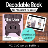 Decodable Reader for Minecraft Fans - CVC Words - Book 5