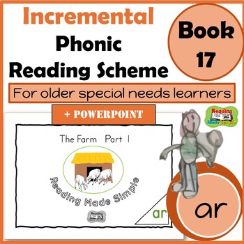 Preview of Decodable Reader for Older Students + PowerPoint: AR Words: Book 17