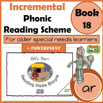 Preview of Decodable Reader for Older Students + PowerPoint: AR Words: Book 18