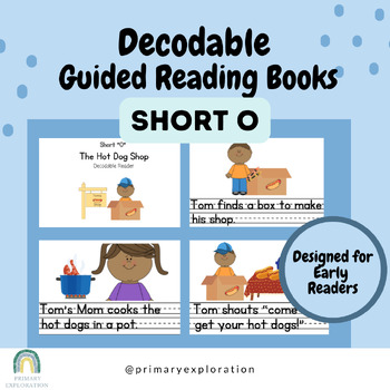 Preview of Decodable Reader for Short O: Includes Focus Words and Assessment Questions