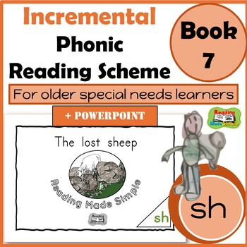 Preview of Phonic Reading Scheme for Older Pupils + PowerPoint: SH: Book 8