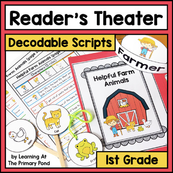 Preview of Decodable Reader's Theater Plays / Readers Theatre Scripts for 1st Grade