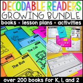 Decodable Readers, Activities & Lesson Plans GROWING BUNDL