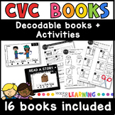 Decodable Readers BUNDLE | CVC words | Science of Reading Aligned
