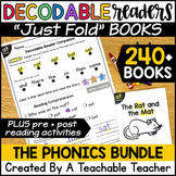 Decodable Readers BUNDLE of Printable Decodable Books with