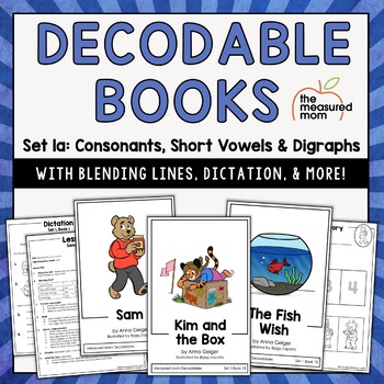 Preview of Decodable Readers with Lesson Plans and Materials: CVC Words, Digraphs