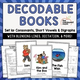 Decodable Readers with Lesson Plans and Materials: CVC Wor