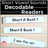 Decodable Readers | Easy Prep Short Vowel Sounds Books