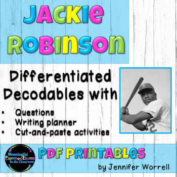 Preview of Decodable Readers: Jackie Robinson