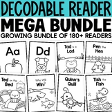 Decodable Readers Kindergarten BUNDLE CVC Science of Readi