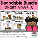 Decodable Readers Kindergarten | Short Vowels | Comprehens
