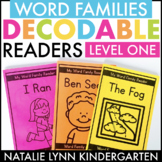 Decodable Readers Kindergarten | Word Families Level ONE |