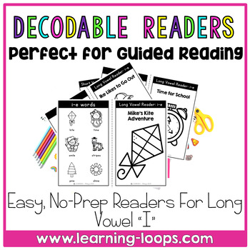 Preview of Decodable Readers | Long Vowel 'I' | CVCe Word Books & Fluency Sheets