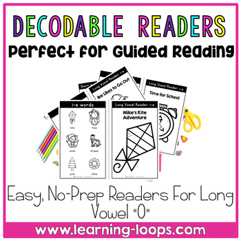 Preview of Decodable Readers | Long Vowel 'O' | CVCe Word Books & Fluency Sheets