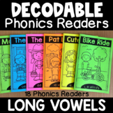 Decodable Readers - Long Vowels (Silent e and Vowel Teams)
