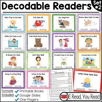 Preview of Decodable Readers | Passages & Books | CVC, Blends, & Double Consonant Endings