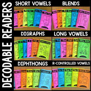 Preview of Decodable Readers - Phonics Books - HUGE BUNDLE (Science of Reading)
