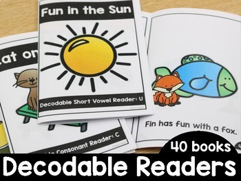 Decodable Readers Pre K And Kindergarten Distance Learning By Tara West