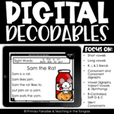 Decodable Readers Printable Digital Reading Passages Googl