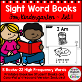 Sight Word Books | Kindergarten | Set 1