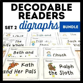 Preview of Decodable Readers Set 2 Digraph Bundle