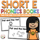 Decodable Readers Short E Phonics Booklets