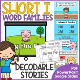 Decodable Readers Short I Word Families Print and Digital Phonics Stories