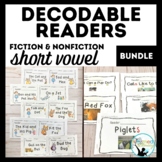 Decodable Readers Short Vowel Fiction/Nonfiction Bundle