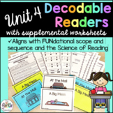 Decodable Readers & Trick Word, Comp. & Fluency Worksheets