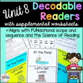 Decodable Readers & Trick Word, Comp. & Fluency Worksheets