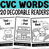 Decodable Readers for Kindergarten | CVC Word Family Passa