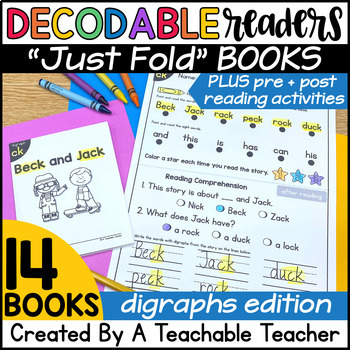 Preview of Decodable Readers with Digraphs | Decodable Books with Digraphs