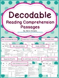 Decodable Reading Comprehension Passages