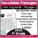 Decodable Reading Passages First Grade 2023 Version- Orton