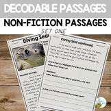 Decodable Reading Passages Non-Fiction Comprehension Set 1
