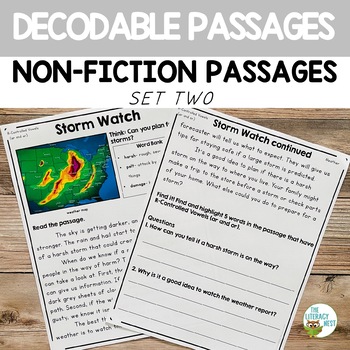 Decodable Reading Passages Non-Fiction Controlled Text and ...