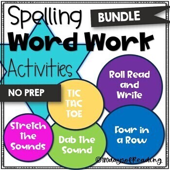 Preview of Decodable Science of Reading Word Work Spelling Fluency Practice Worksheets
