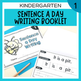 Kindergarten Decodable Sentence A Day Beginning Writing Bo
