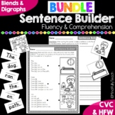 Decodable Sentence Builders BUNDLE for Fluency & Comprehension