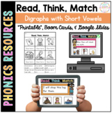 Decodable Sentence Match: Digraphs with Short Vowels