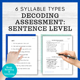 Reading Decodable Sentences Assessment IEP Goals and Progr