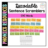 Decodable Sentence Scramblers: CVC Words