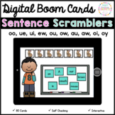 Decodable Sentence Scramblers DIGITAL Boom Cards: More Vow